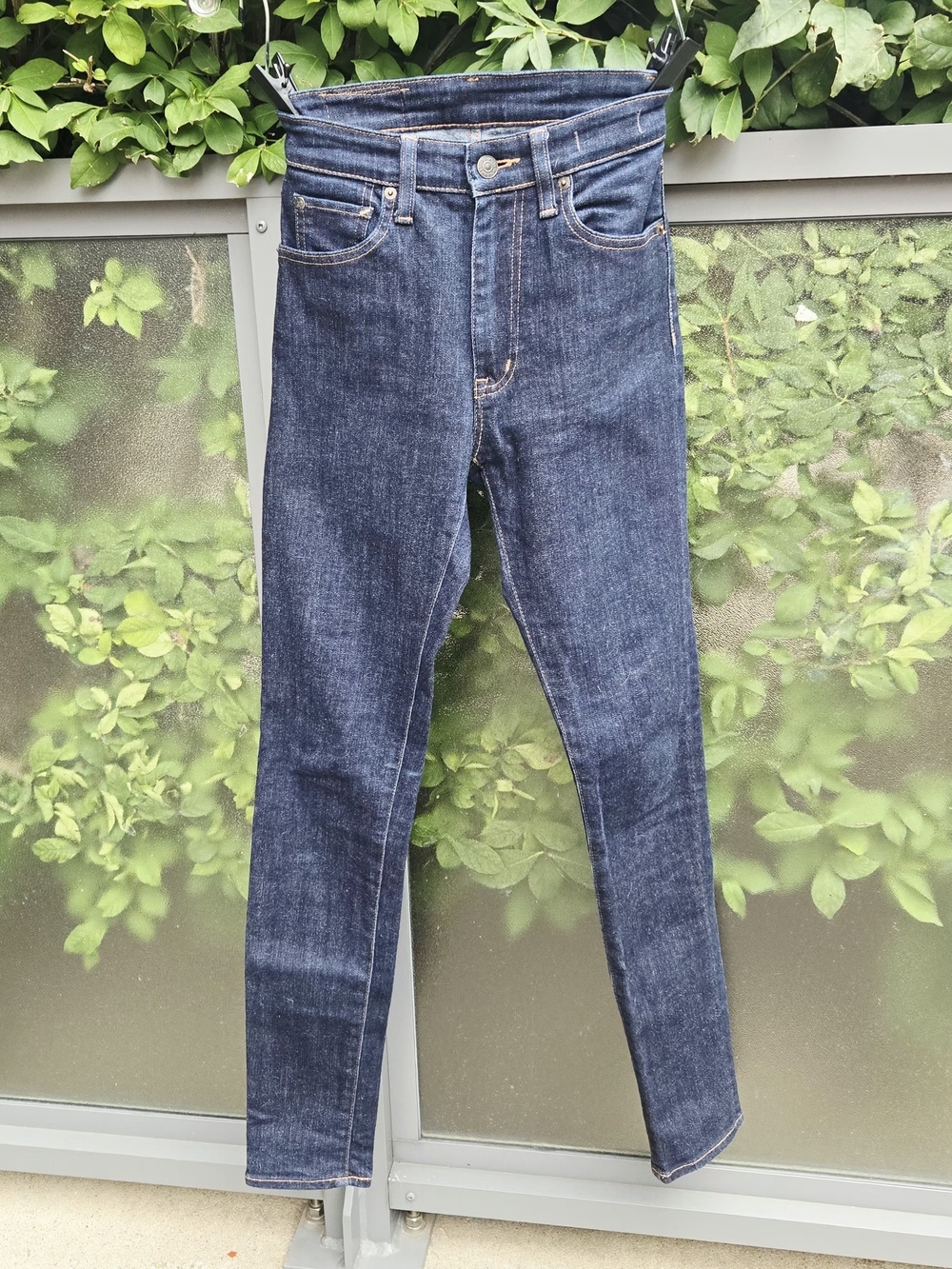 Ralph Lauren High-Rise Skinny Women's Dark Blue  Jeans US25